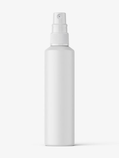 Spray bottle mockup / matt