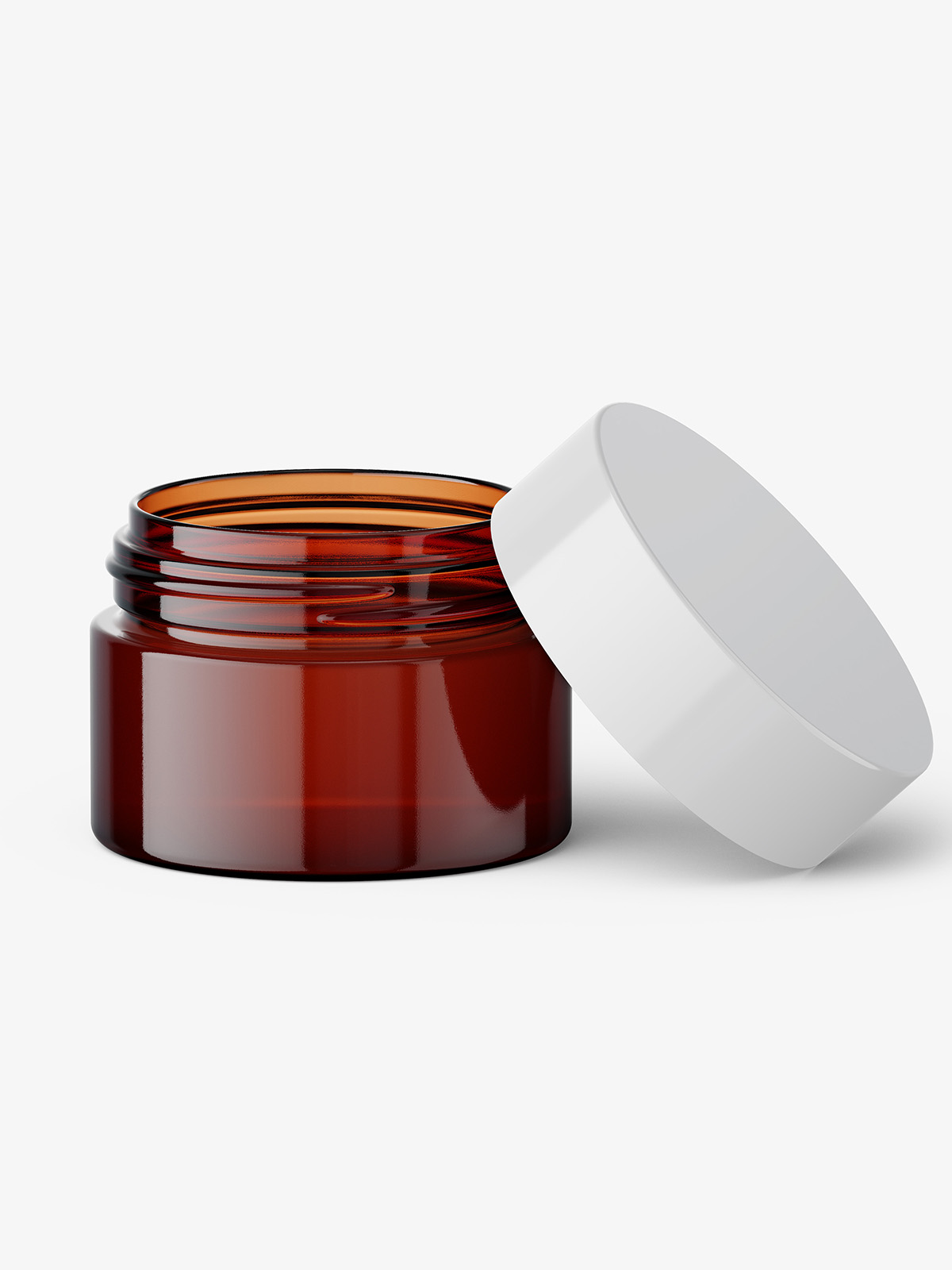 Download Opened jar mockup / amber - Smarty Mockups
