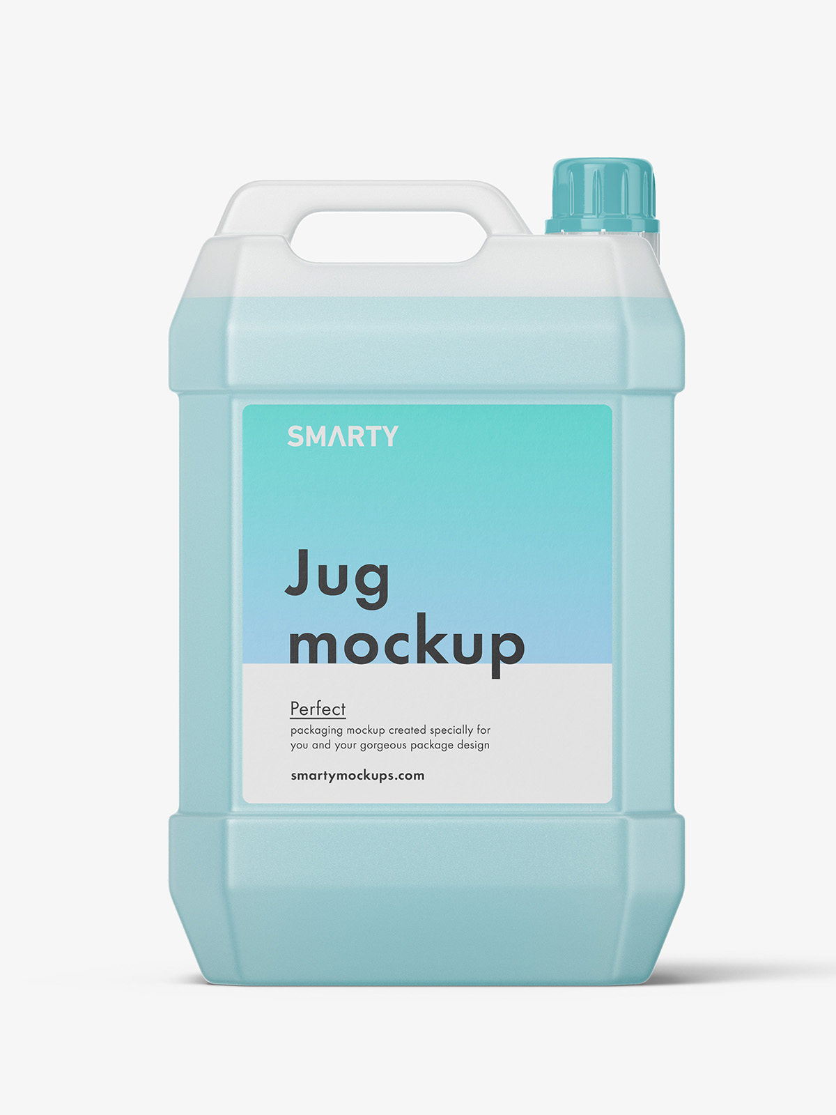 Plastic jug mockup - Smarty Mockups