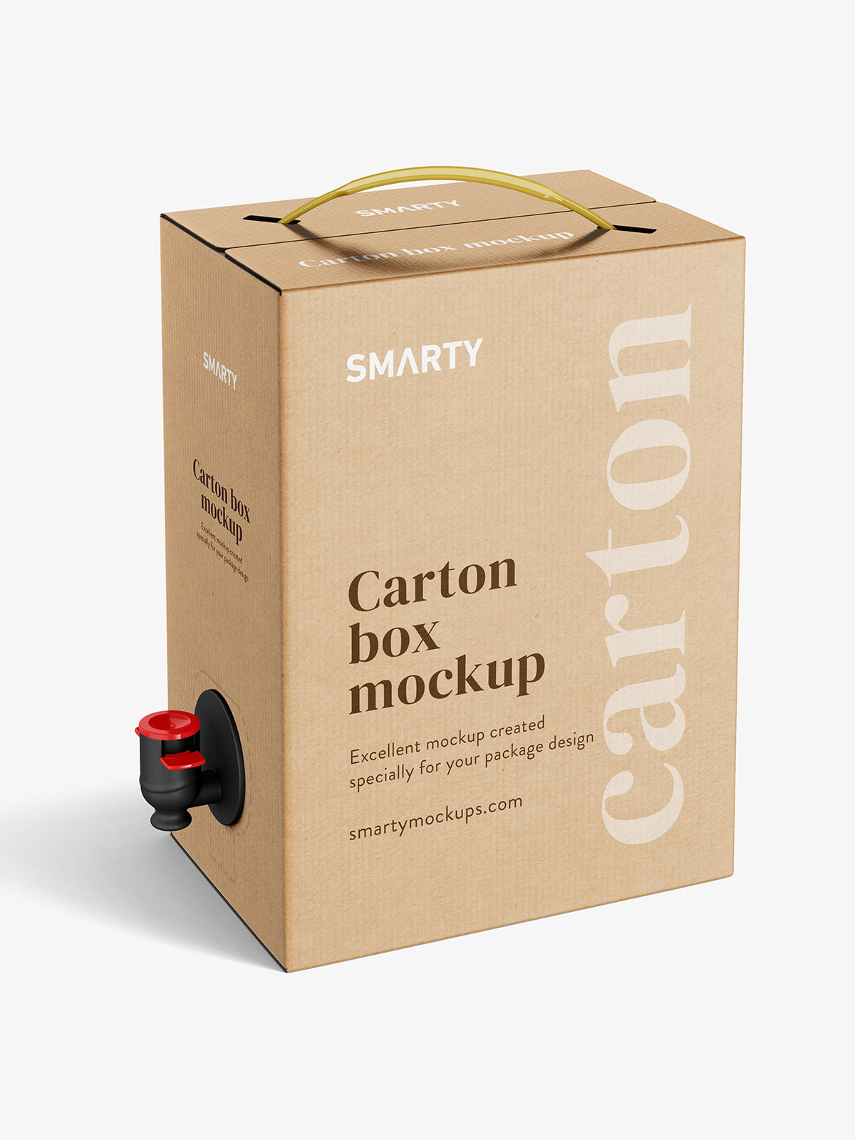 Download Wine Juice Carton Box Mockup Smarty Mockups