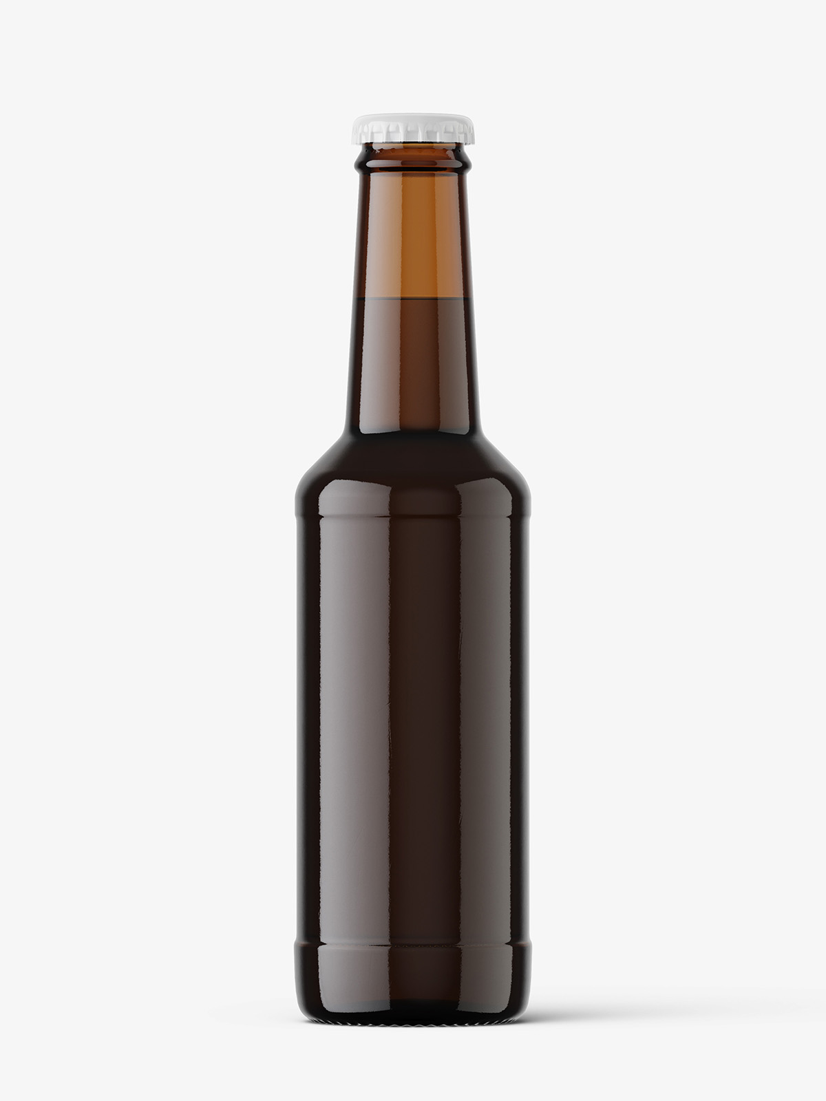 Dark beer bottle mockup - Smarty Mockups