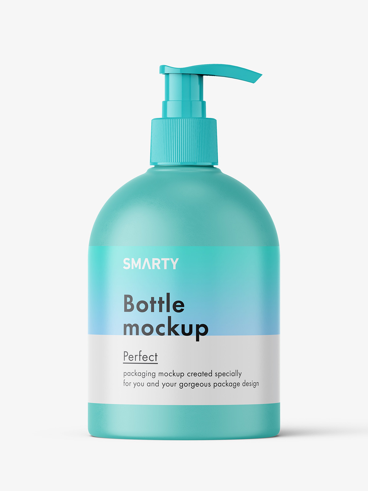 Download Matt Dome Bottle With Pump Mockup Smarty Mockups