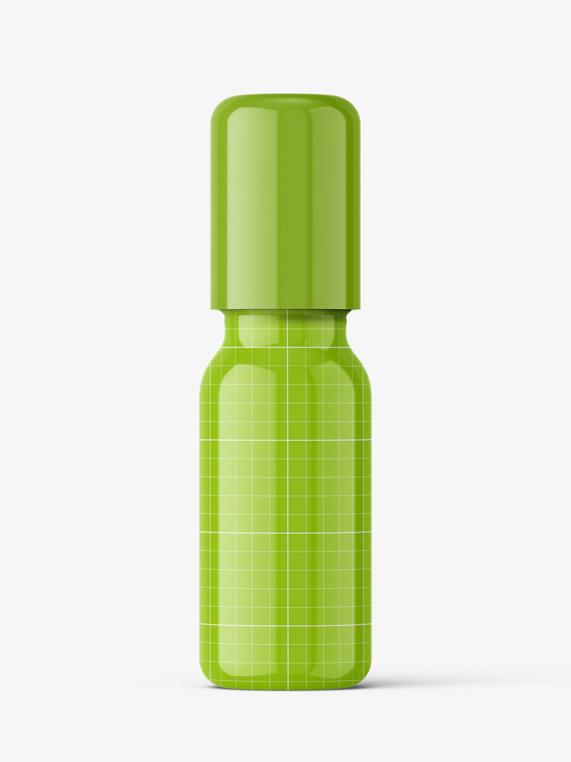 Download Small roll-on bottle mockup / glossy - Smarty Mockups