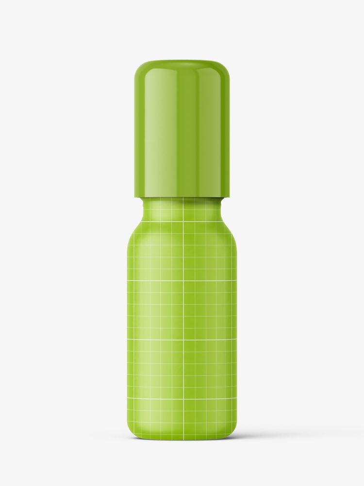 Small roll-on bottle mockup / matt
