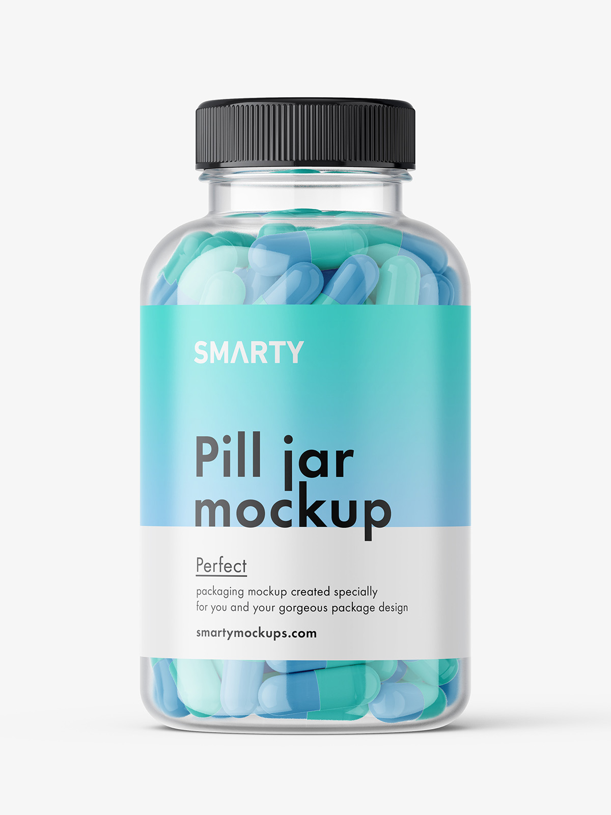 Download Jar with capsules mockup - Smarty Mockups