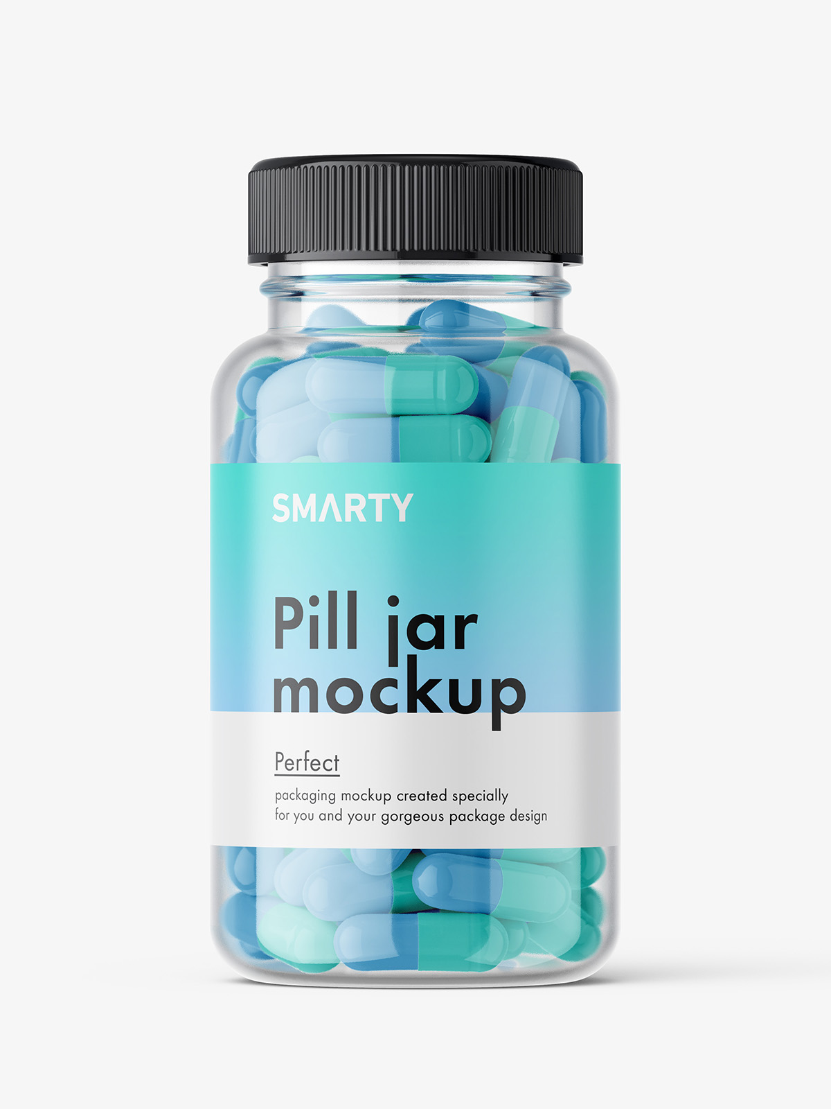 Download Jar with capsules mockup - Smarty Mockups