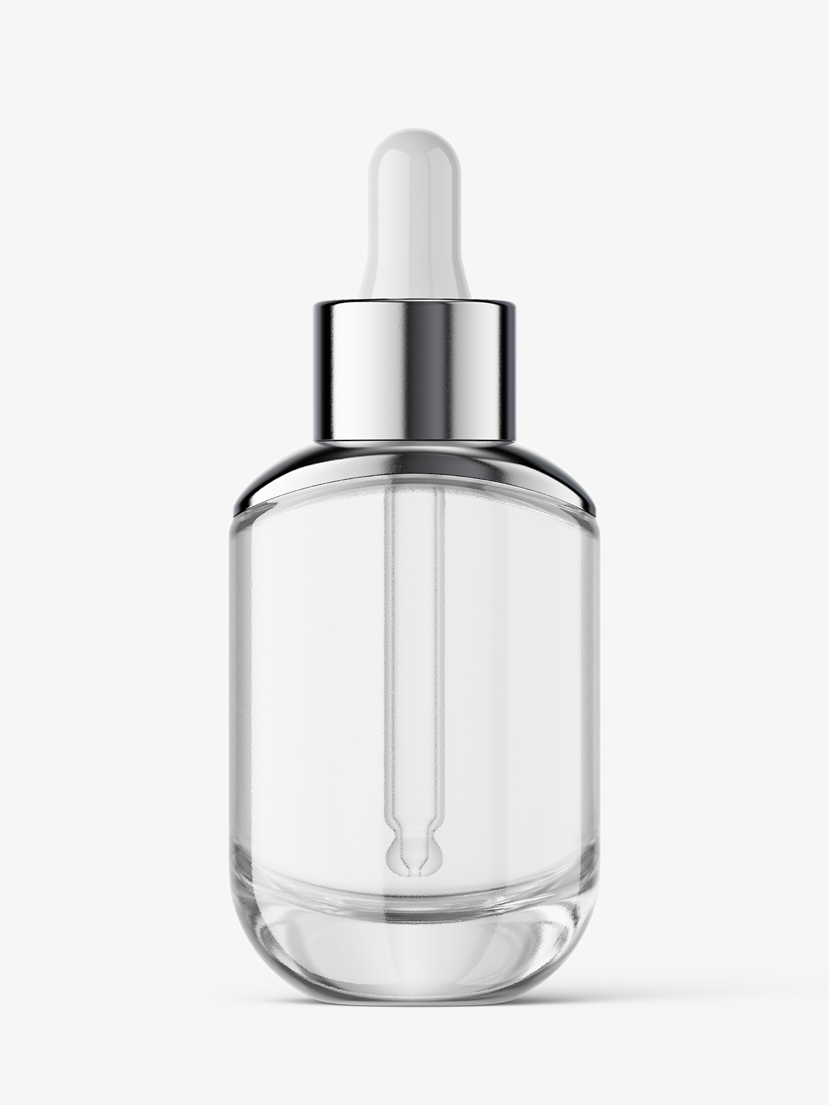 Glass dropper bottle mockup / clear - Smarty Mockups