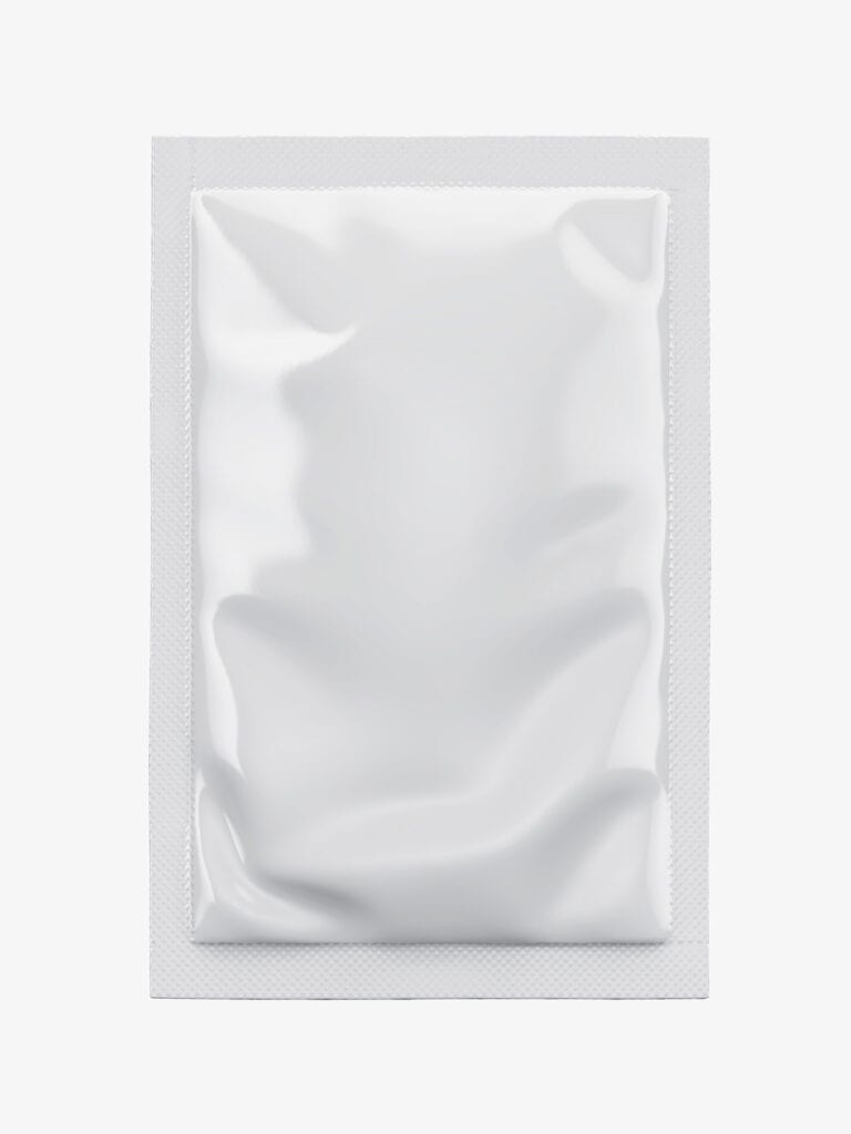 Cosmetic sachet mockup / glossy - Smarty Mockups