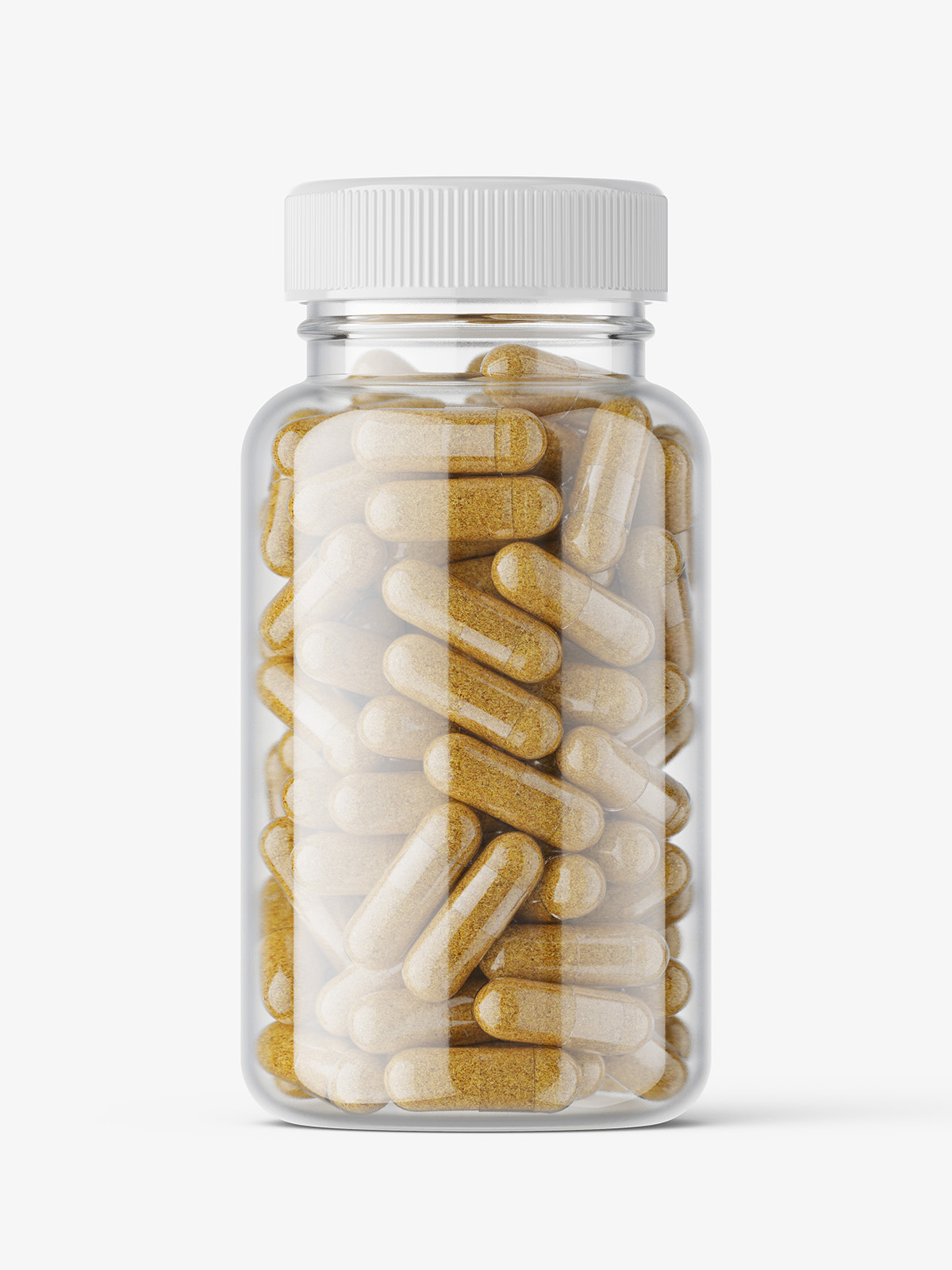 Download Jar with herbal capsules mockup - Smarty Mockups