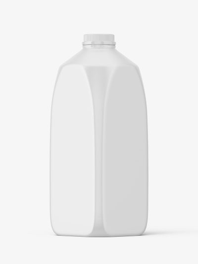 Plastic jug mockup / 64 oz