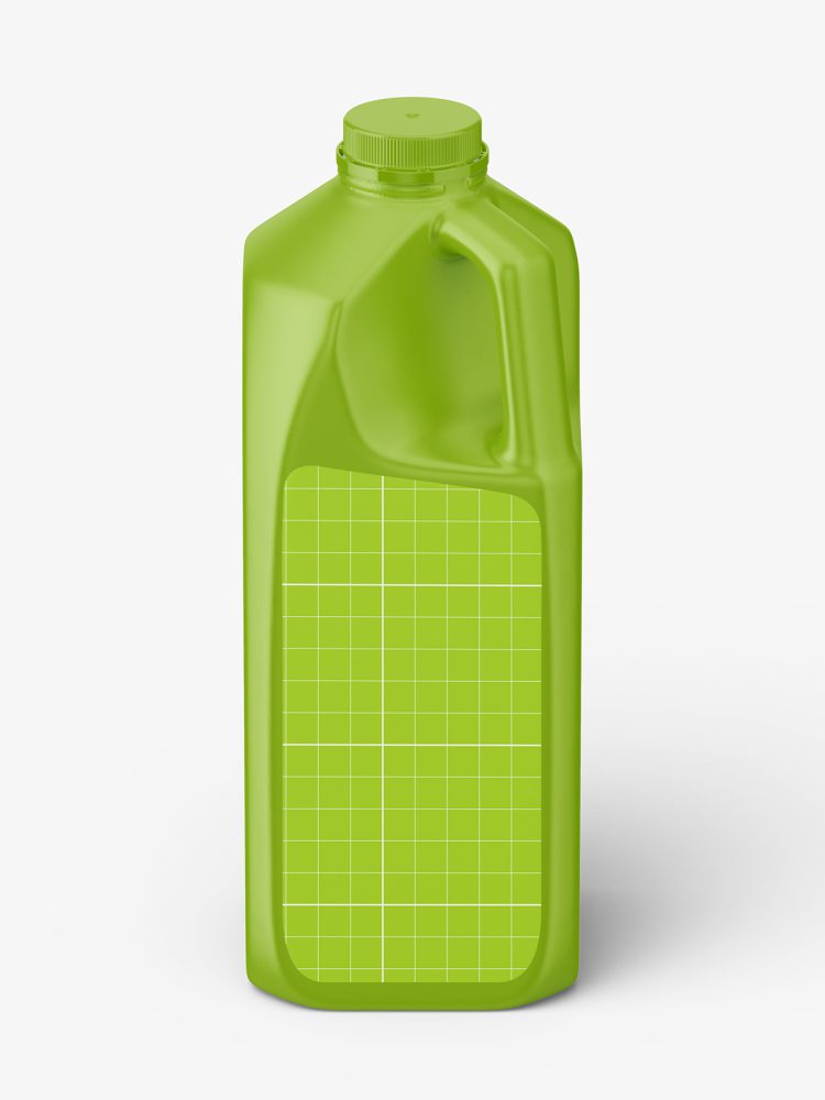 Plastic jug mockup / 64 oz