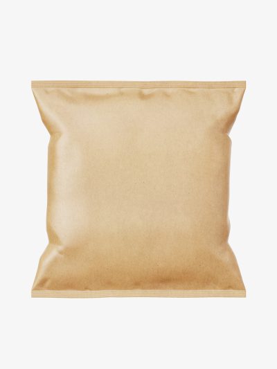 Kraft paper food bag mockup