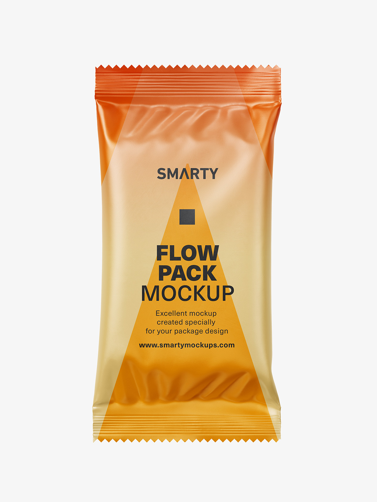 Download Matt flow pack mockup - Smarty Mockups