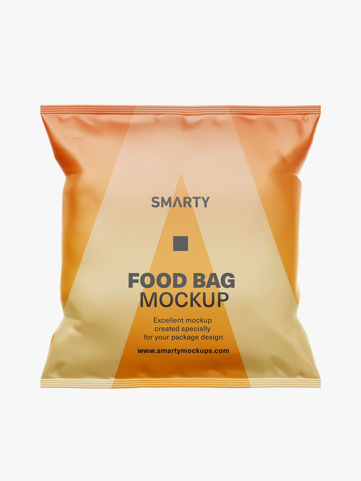 Matt food bag mockup - Smarty Mockups