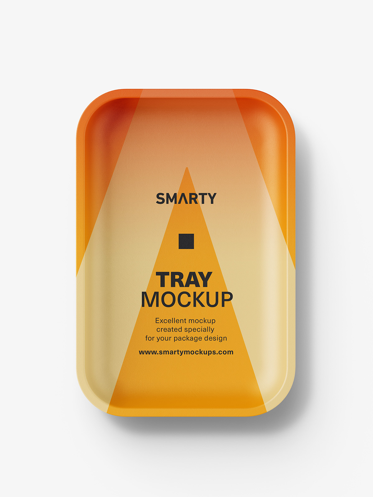Download Plastic tray mockup / matt - Smarty Mockups
