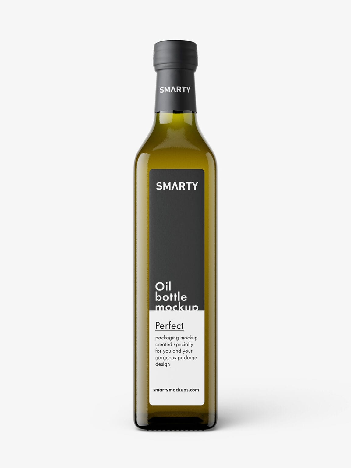 Olive oil bottle mockup - Smarty Mockups