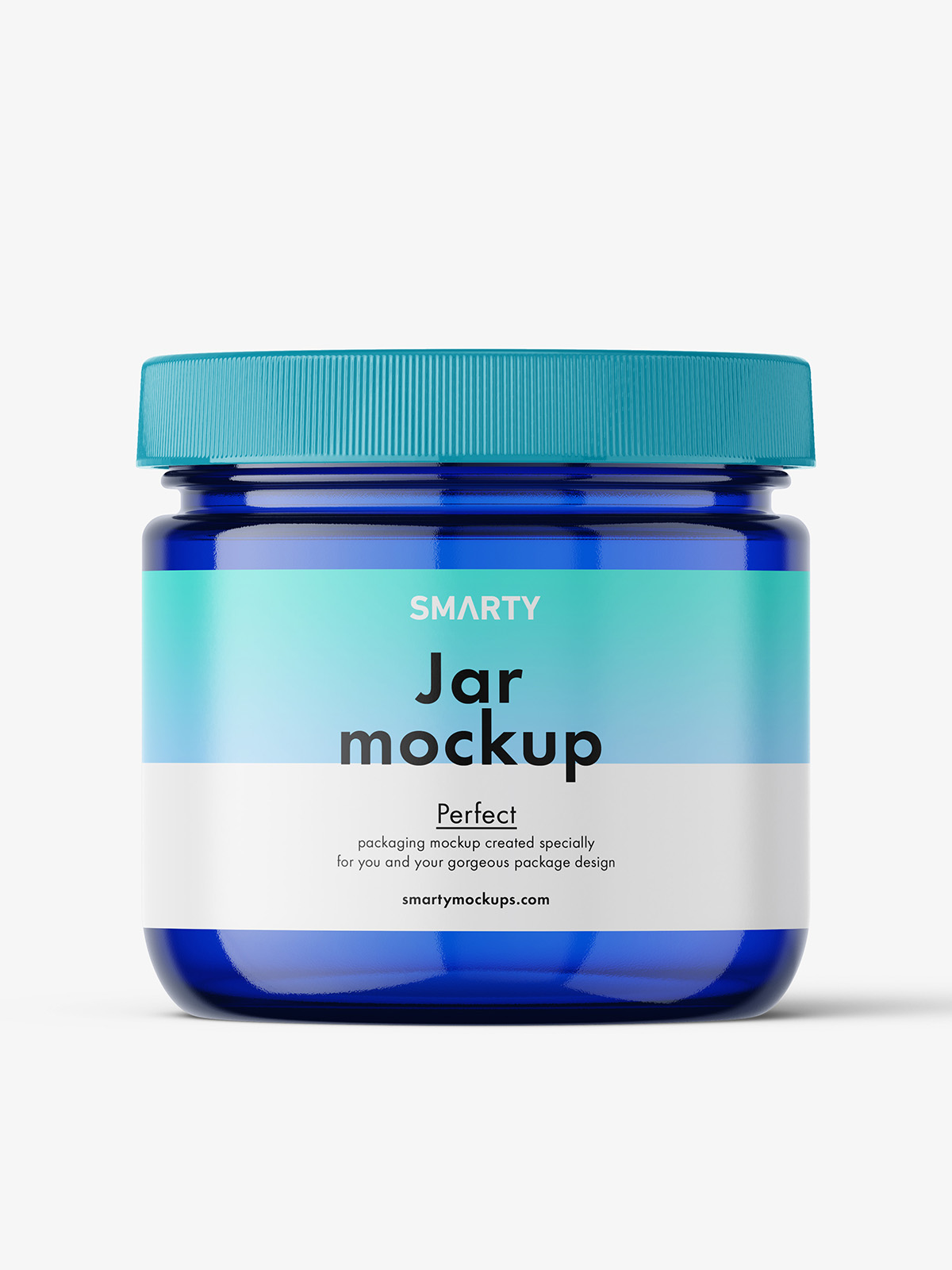 Download Universal jar mockup / blue - Smarty Mockups