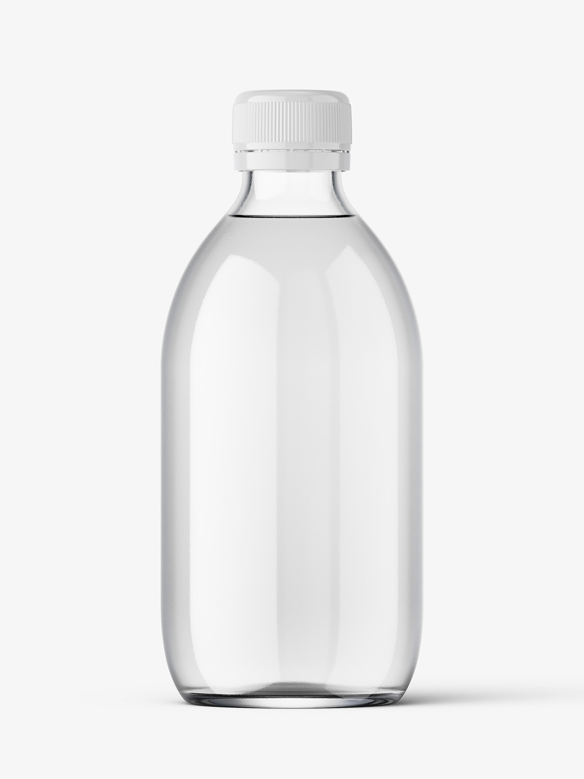 Download Clear Syrup Bottle Mockup 300 Ml Smarty Mockups