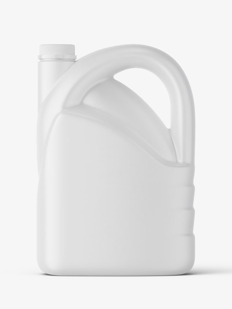 Plastic jug mockup
