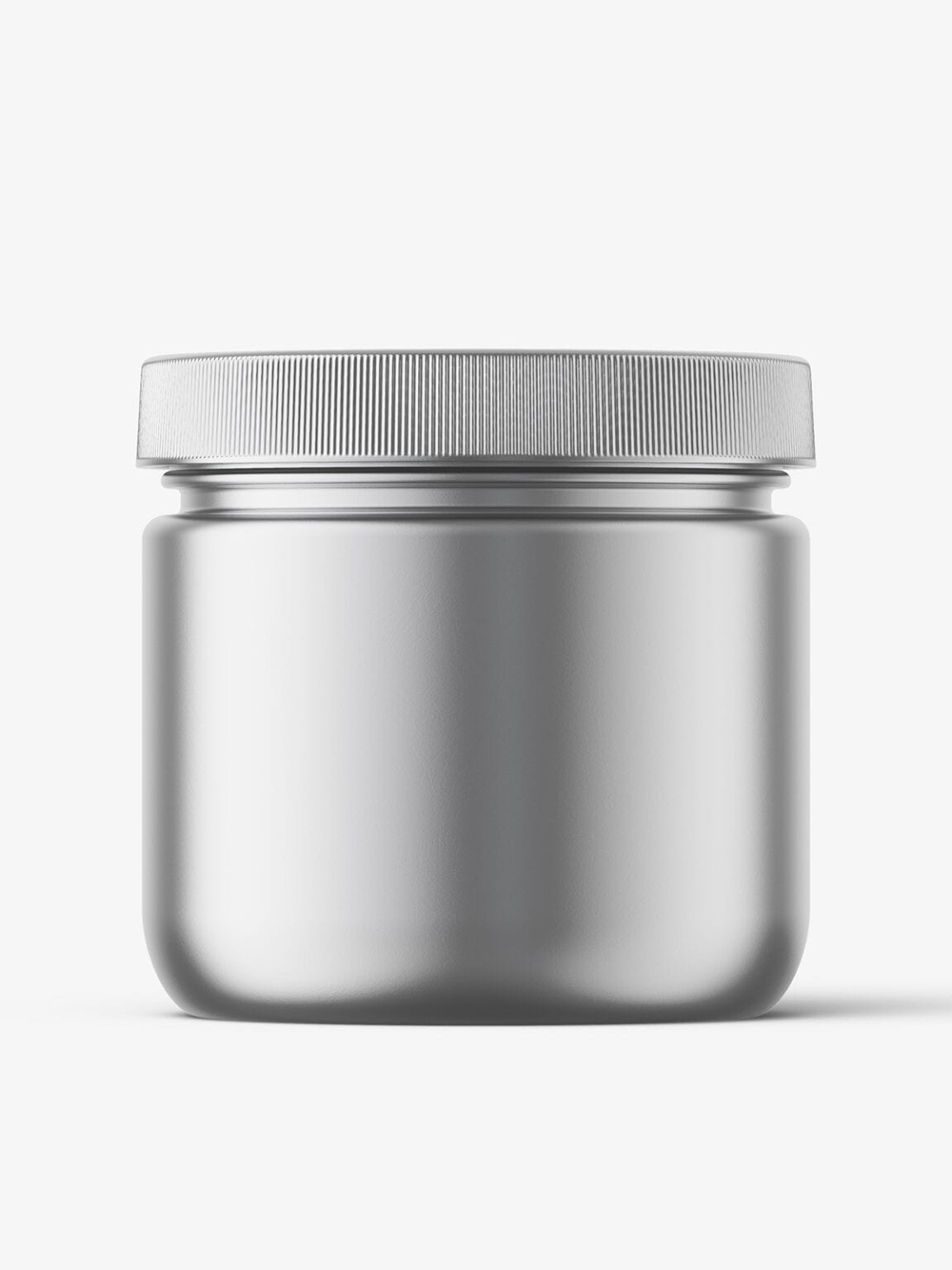 Universal jar mockup / metallic - Smarty Mockups