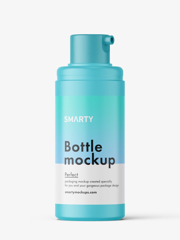 Small airless bottle mockup / matt