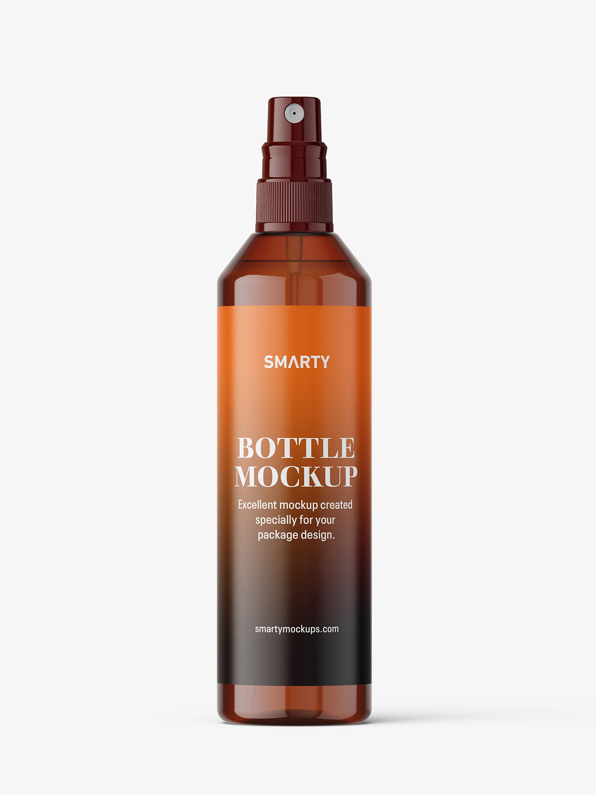 Download Amber spray bottle mockup - Smarty Mockups