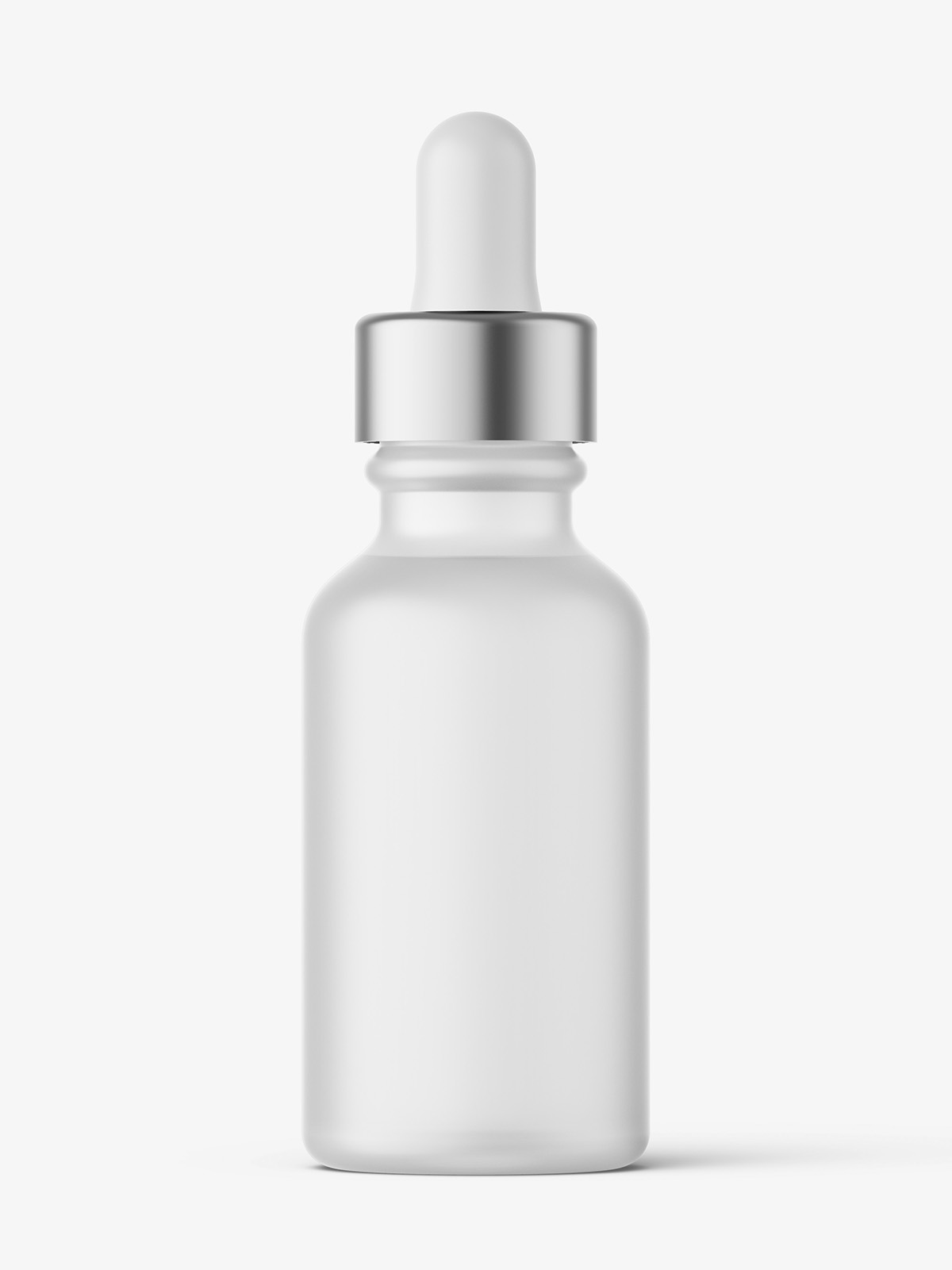 Download Clear frosted dropper bottle mockup - Smarty Mockups