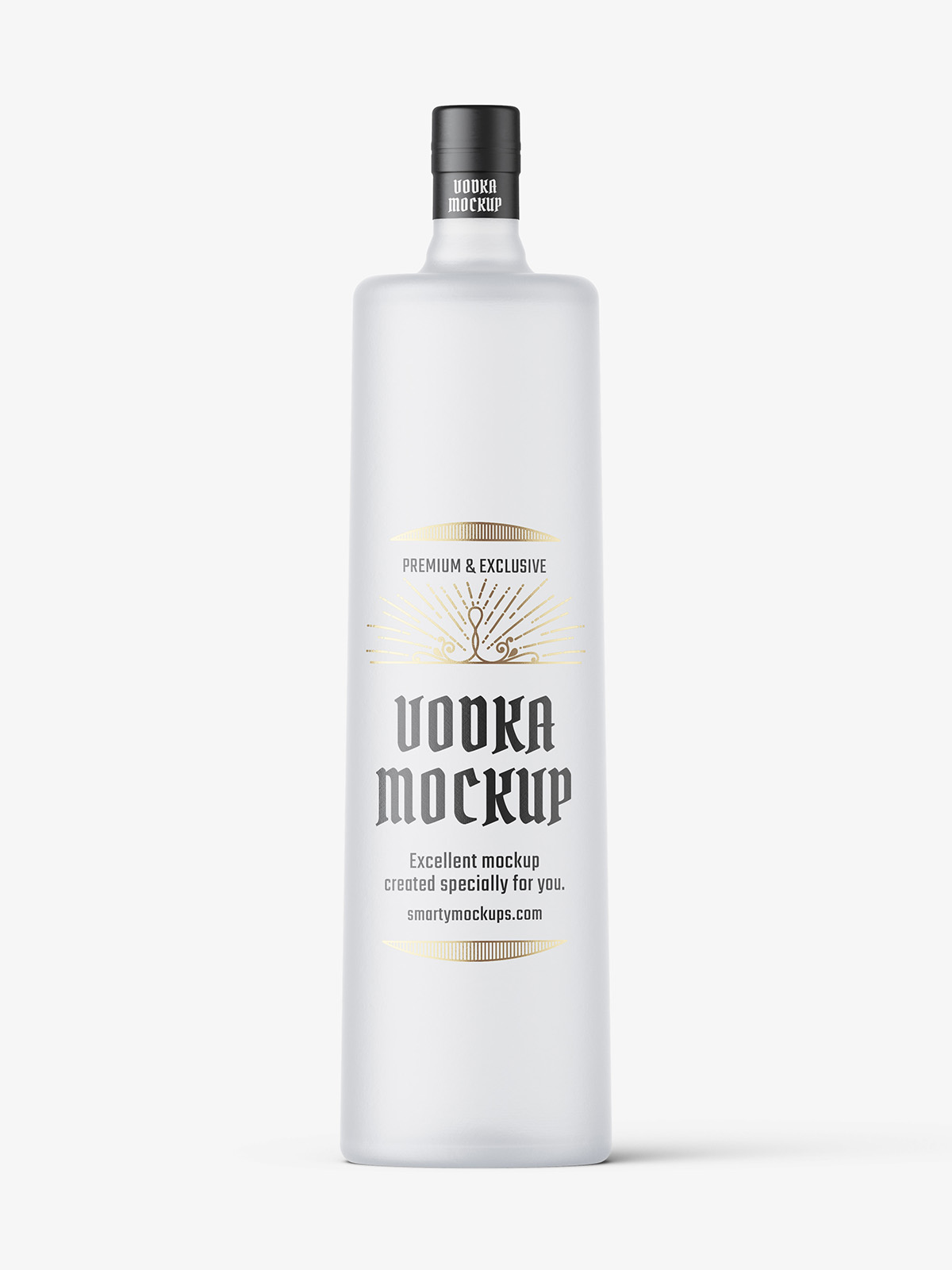 Download Frosted vodka bottle mockup - Smarty Mockups