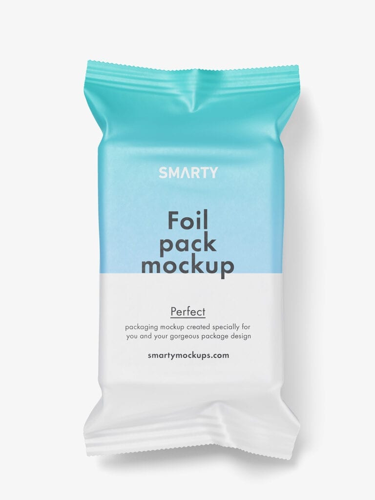 Download Wet wipes bag / matt - Smarty Mockups
