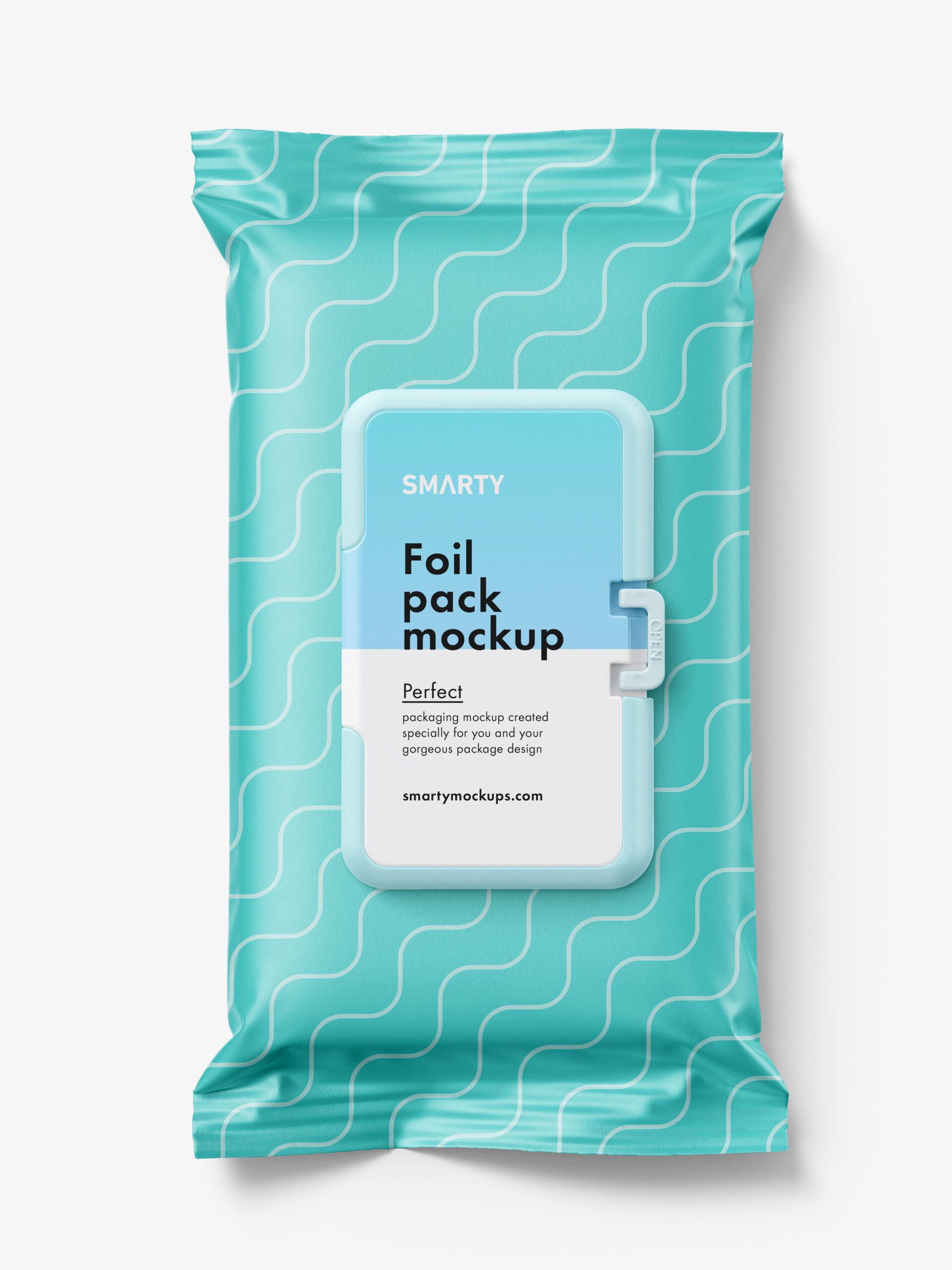 Download Wet wipes bag / matt - Smarty Mockups