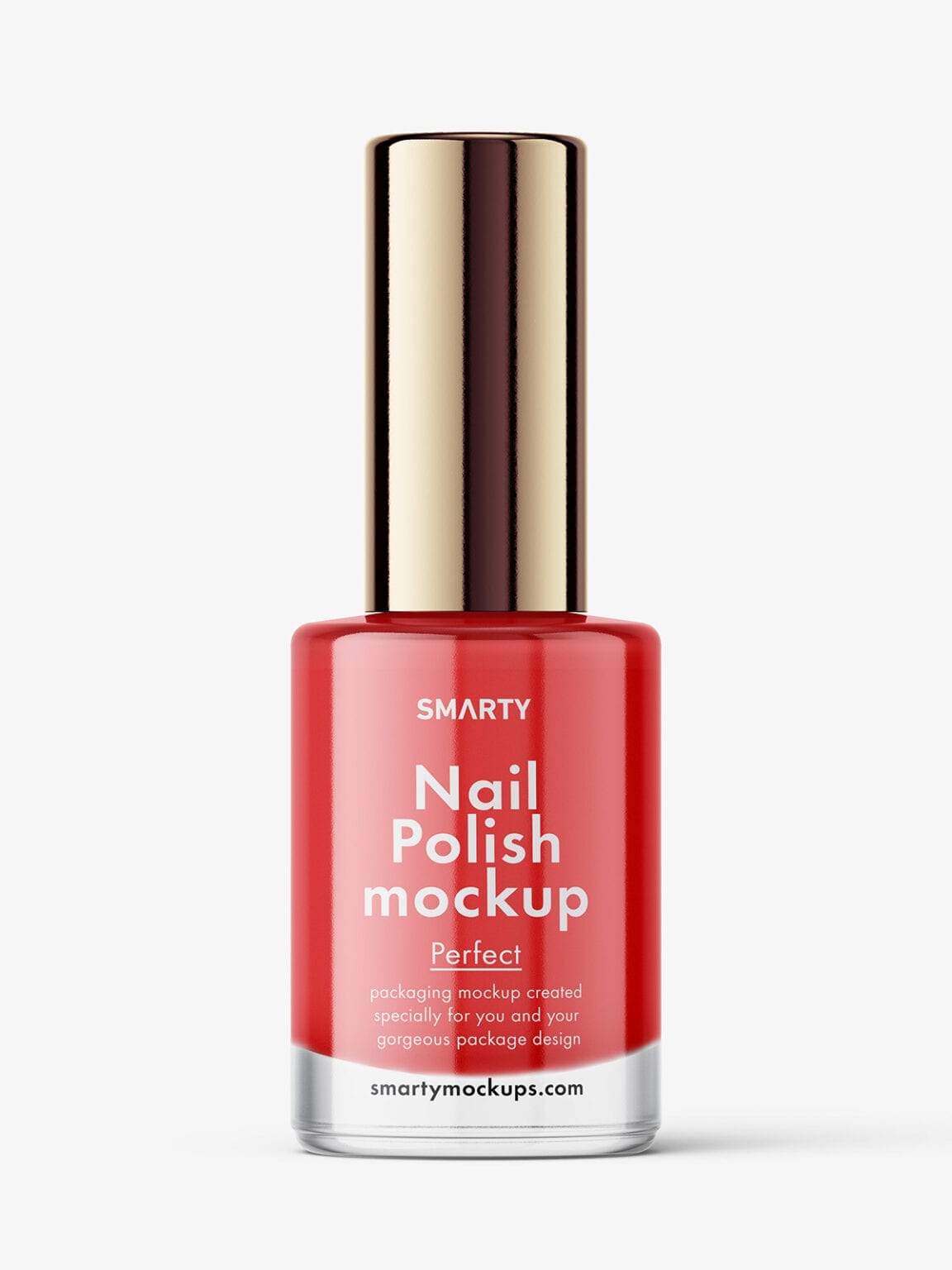 Nail polish bottle mockup Smarty Mockups