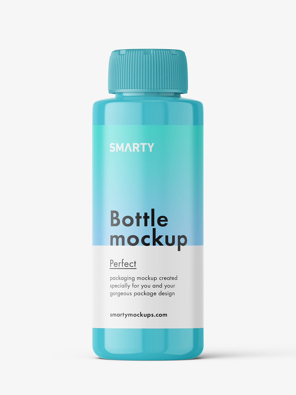 Download Powder bottle mockup / glossy - Smarty Mockups