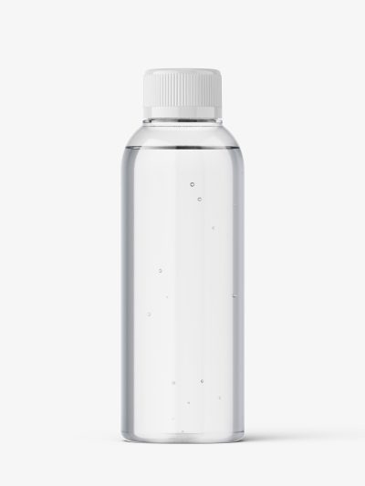 Small bottle mockup / clear