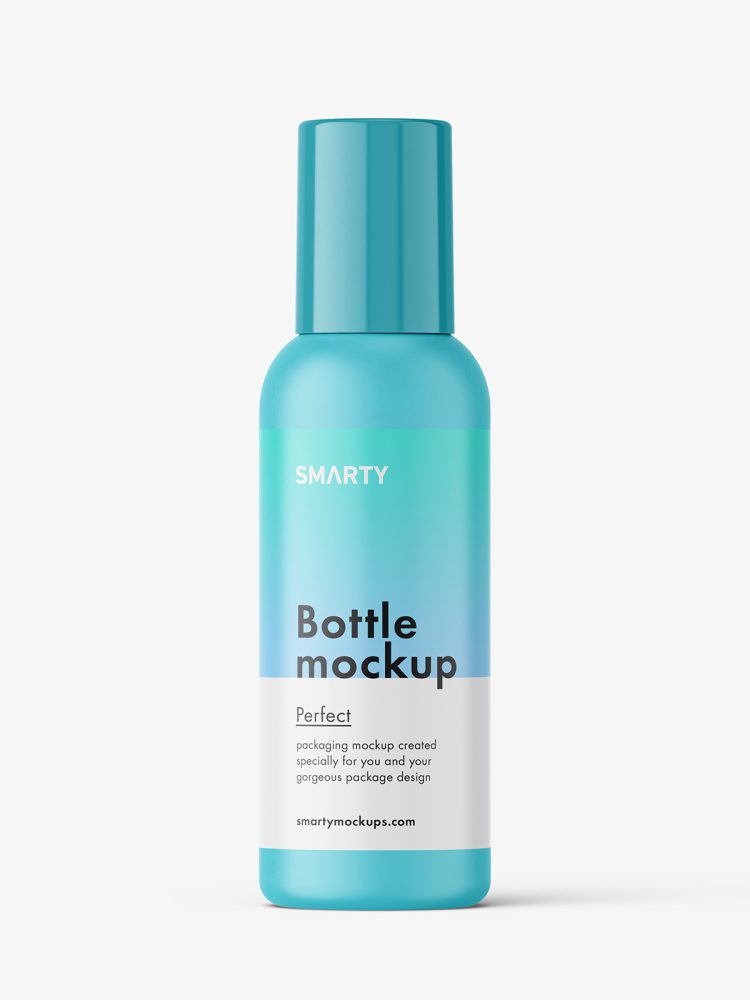 Small cosmetic bottle mockup / matt