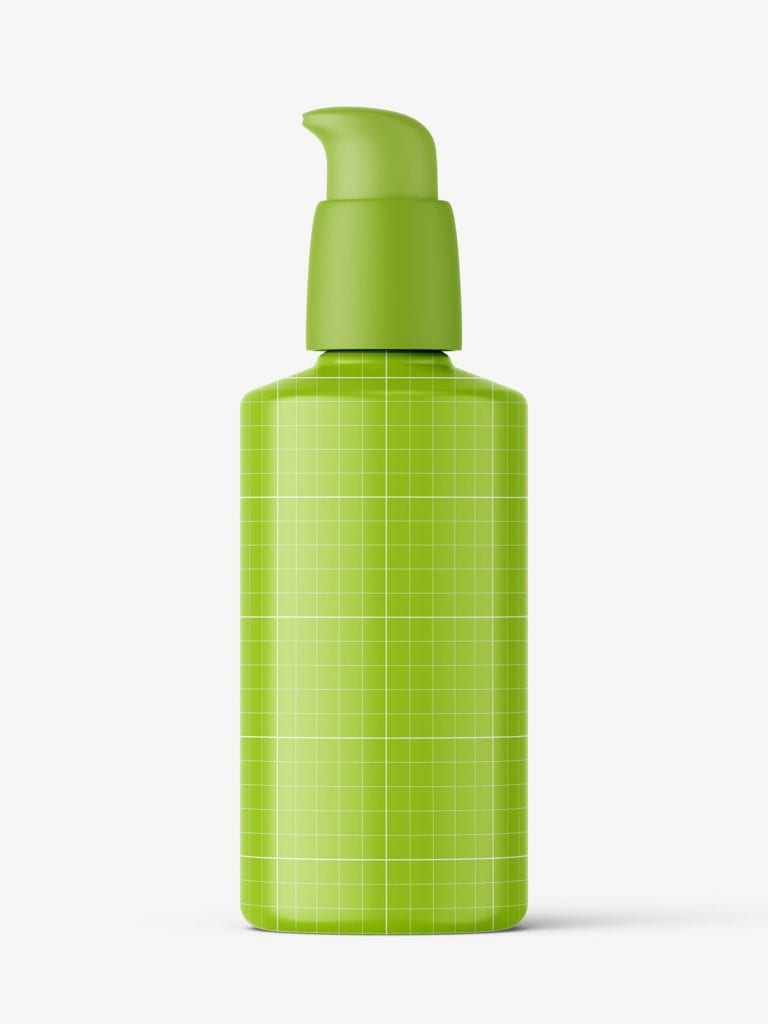 Download Matt bottle with airless dispenser mockup - Smarty Mockups