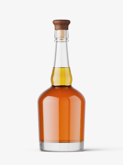 Whisky bottle mockup
