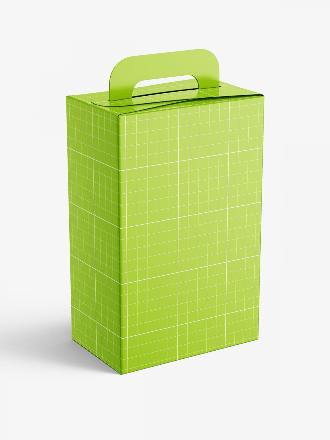 Download Box with handle mockup - Smarty Mockups