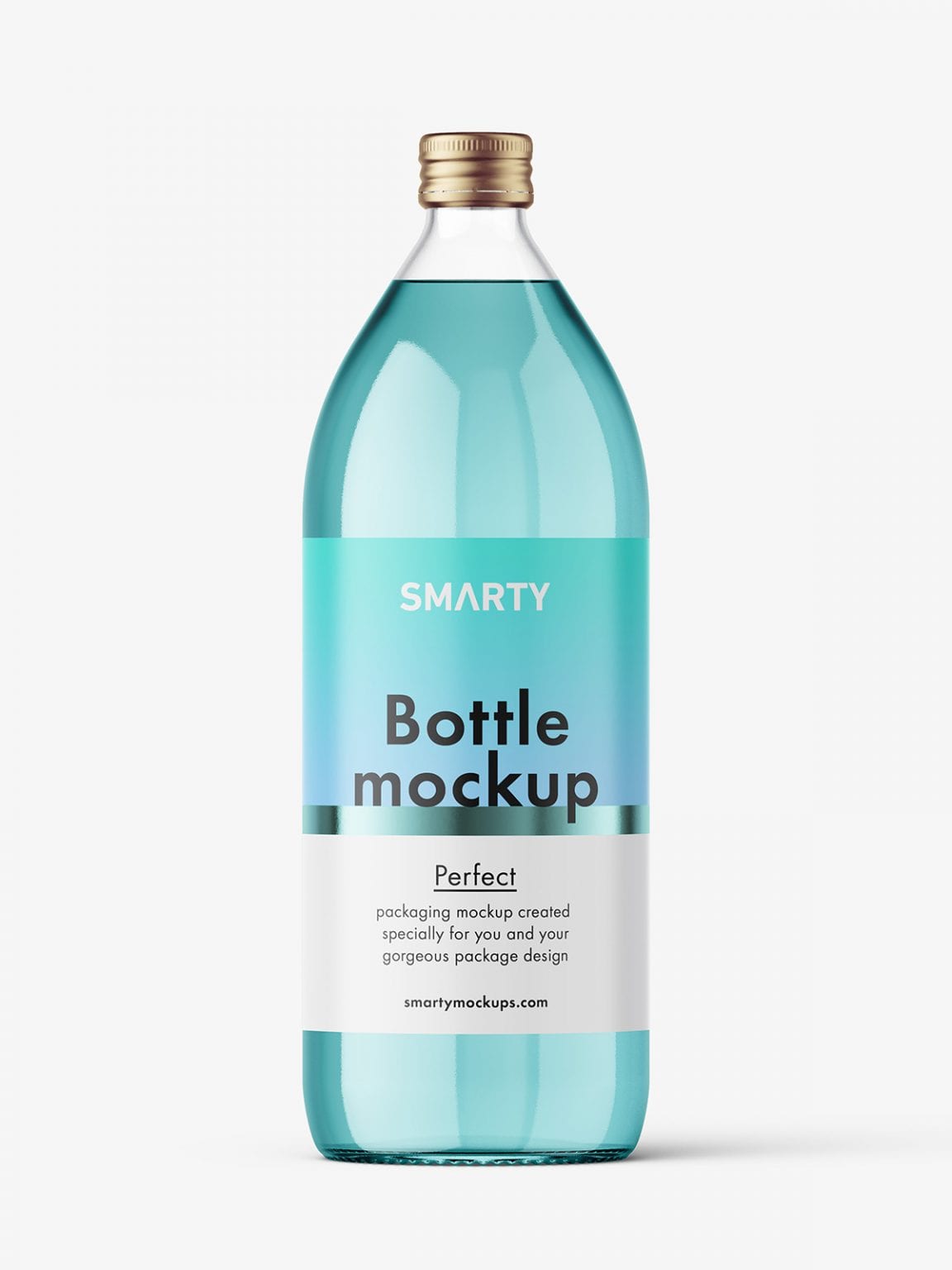 Download 1000 ml pharmacy bottle mockup / clear - Smarty Mockups