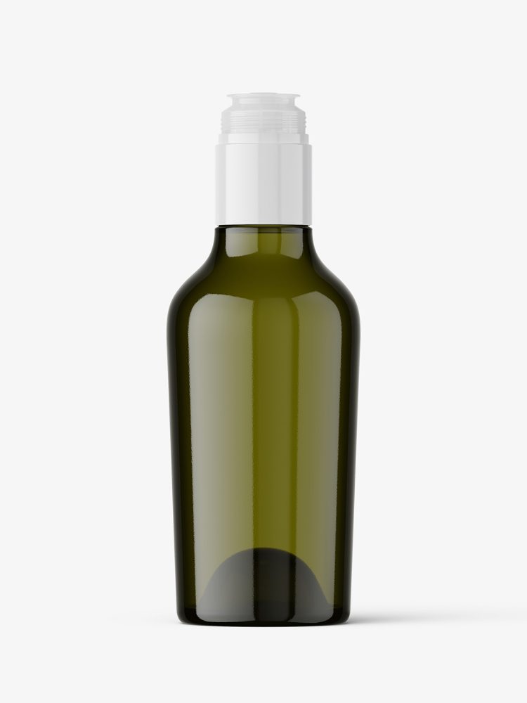 Olive oil bottle mockup / 250 ml