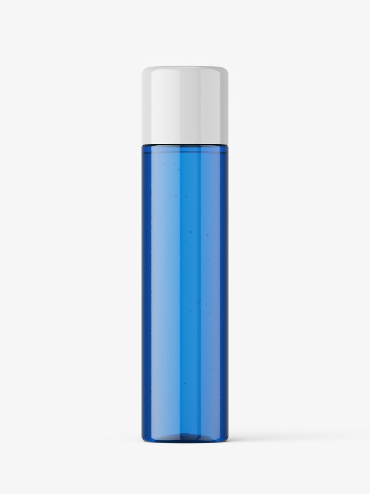 Blue bottle mockup