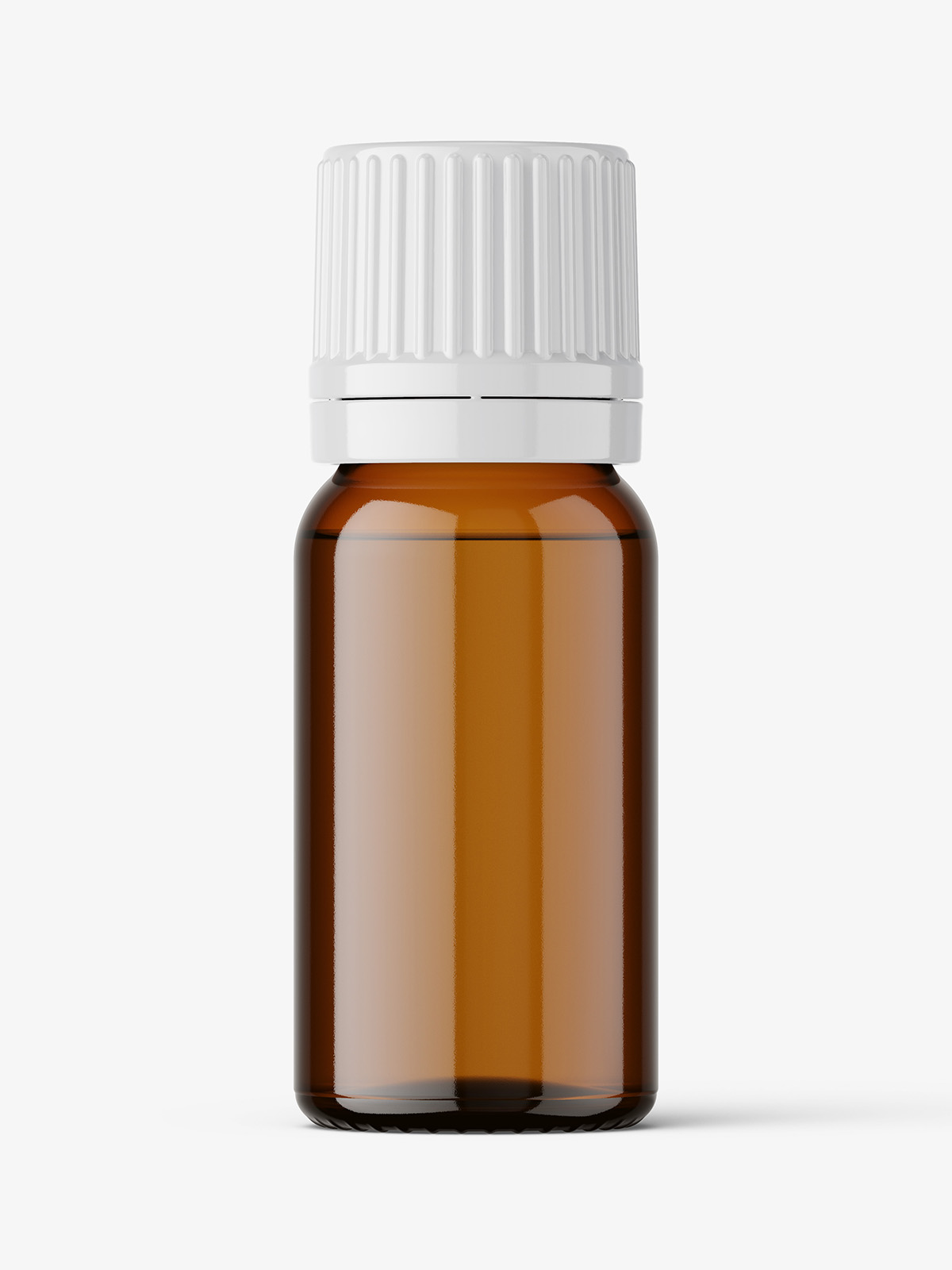 Essential oil bottle mockup / amber - Smarty Mockups