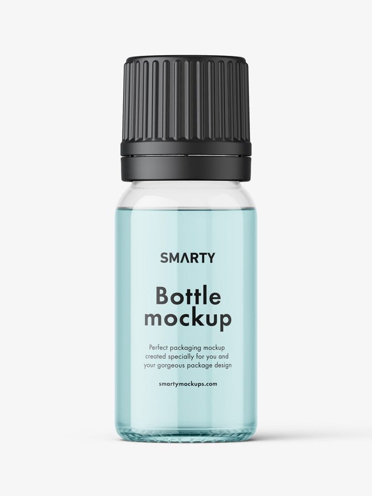 Download Essential oil bottle mockup / clear - Smarty Mockups