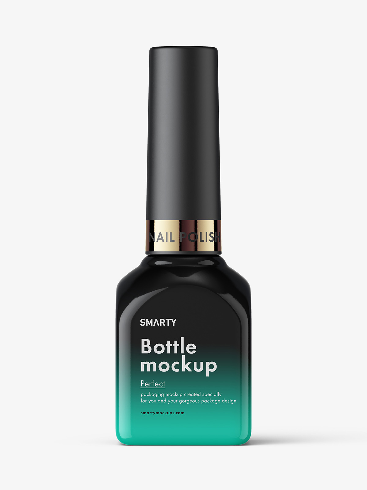 Nail polish bottle mockup / glossy - Smarty Mockups