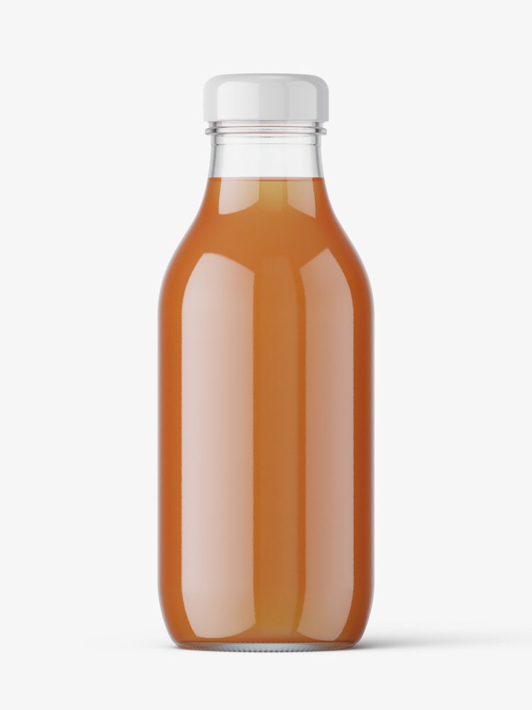 Juice bottle mockup