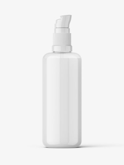 Cream airless bottle mockup