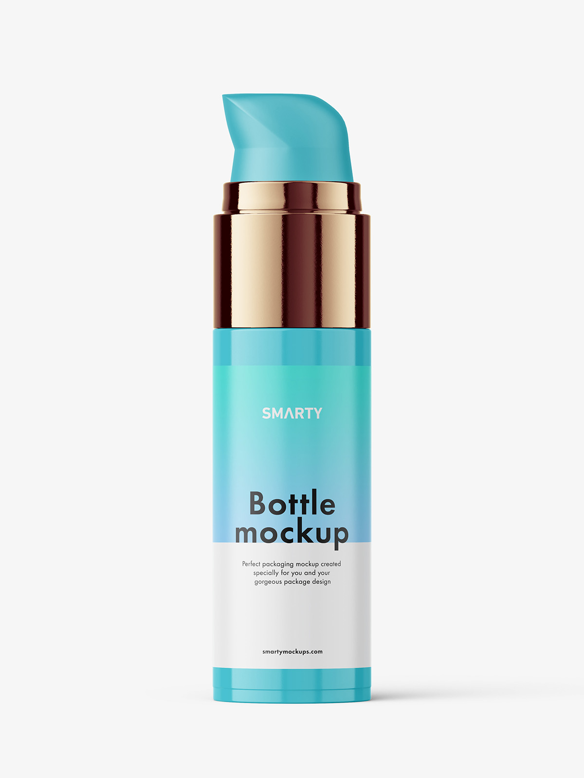 Download Glossy airless bottle mockup - Smarty Mockups