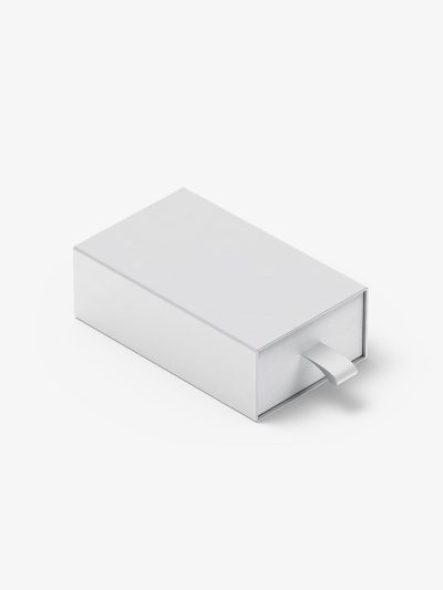 Box with puller mockup / 55x90x30 mm