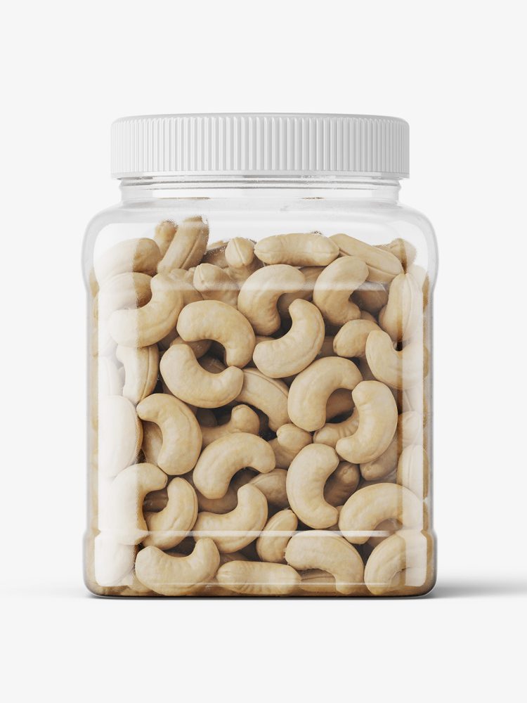 Cashew Nut Jar Mockup