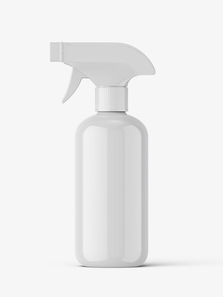 Rounded bottle with trigger spray / glossy