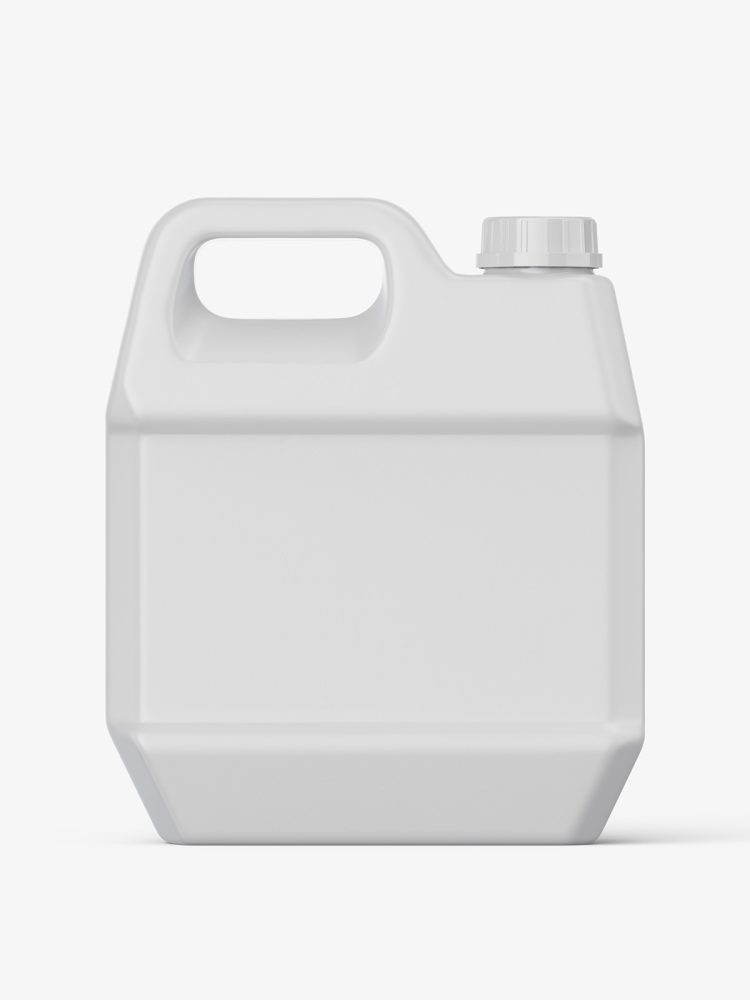 Plastic jug mockup